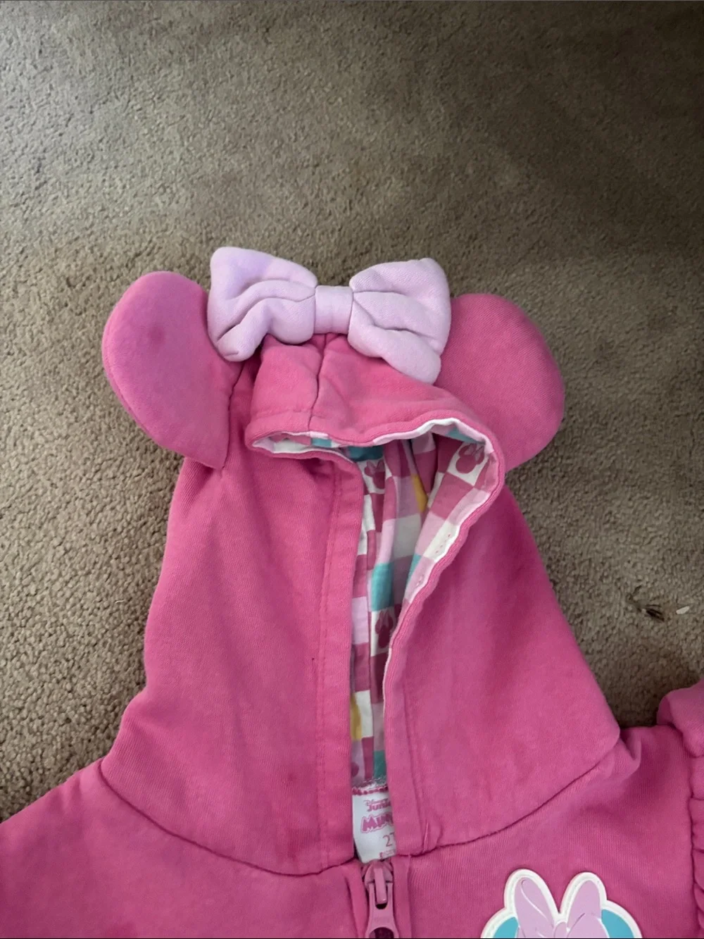 Disney Minnie Mouse Hot Pink Hoodie & Joggers Set